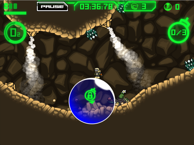 Atomic Super Lander, game for IOS