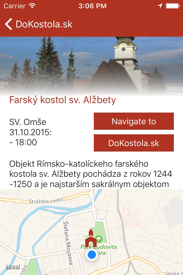 DoKostola screenshot 2