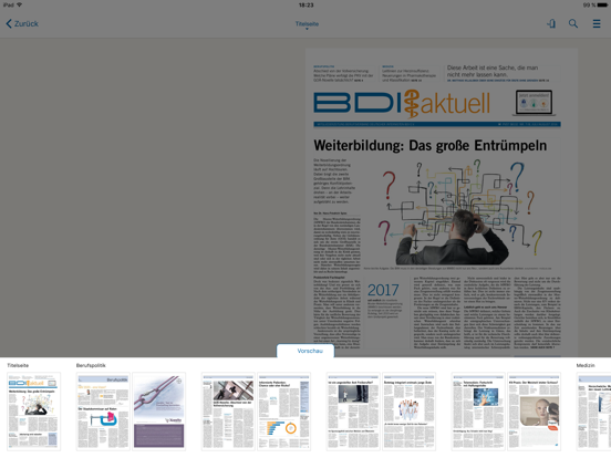 BDI aktuell iPad screenshot