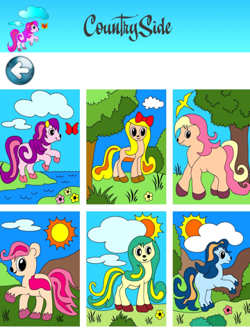 Screenshot #6 pour PONEY - coloriage a colorier e magique dessin des neiges pour mon filles e jeux pour les petit enfants