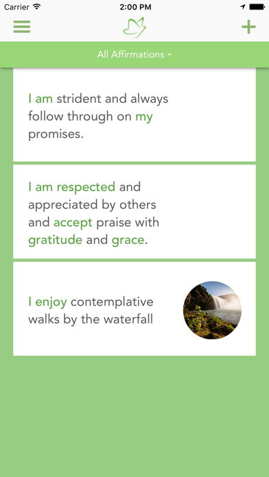 Screenshot #1 pour Instar Affirmation Writer