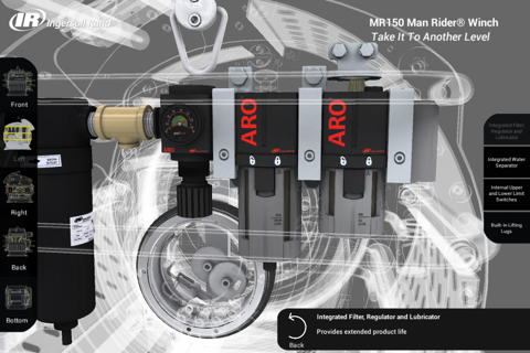 MR150 Man Rider Winch 360° Tour screenshot 2