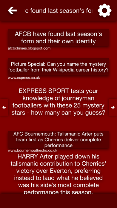 Screenshot #3 pour All The News - AFC Bournemouth Edition