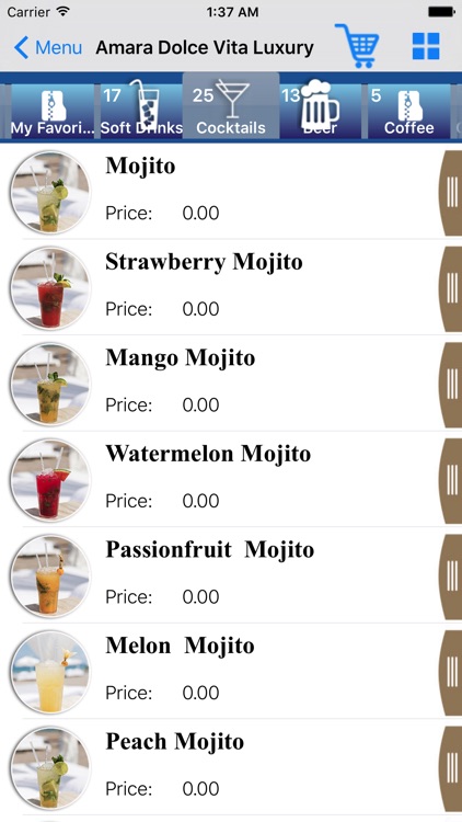 Amara Dolce Vita Beach Order