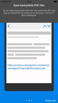 Azure Information Protection iphone bilder 3