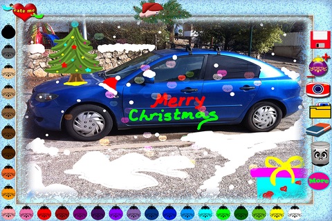 Draw Christmas- fun Drawing On Real Photos screenshot 3