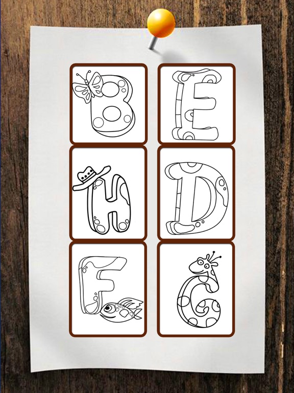 Screenshot #4 pour Educational Coloring Book ABC - Funny Color Book For Kids And Toddlers To Learn English Letters