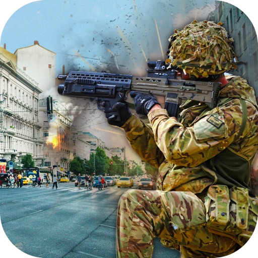City Defence Shooter Hero - Hold your gun to shoot every possible royale terrorists. icon