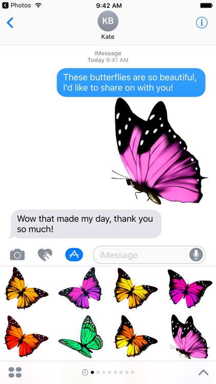 Beautiful Butterfly Sticker Pack