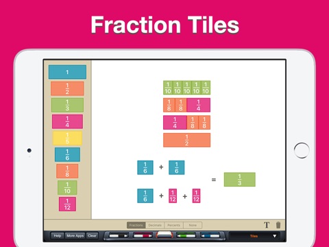 Fraction Manipulatives screenshot 2