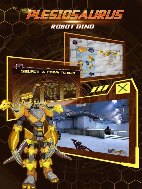 Screenshot #6 pour Plesiosaurus: Robot Dinosaur - Trivia & Funny Puzzle Sports  Dragon Free Game