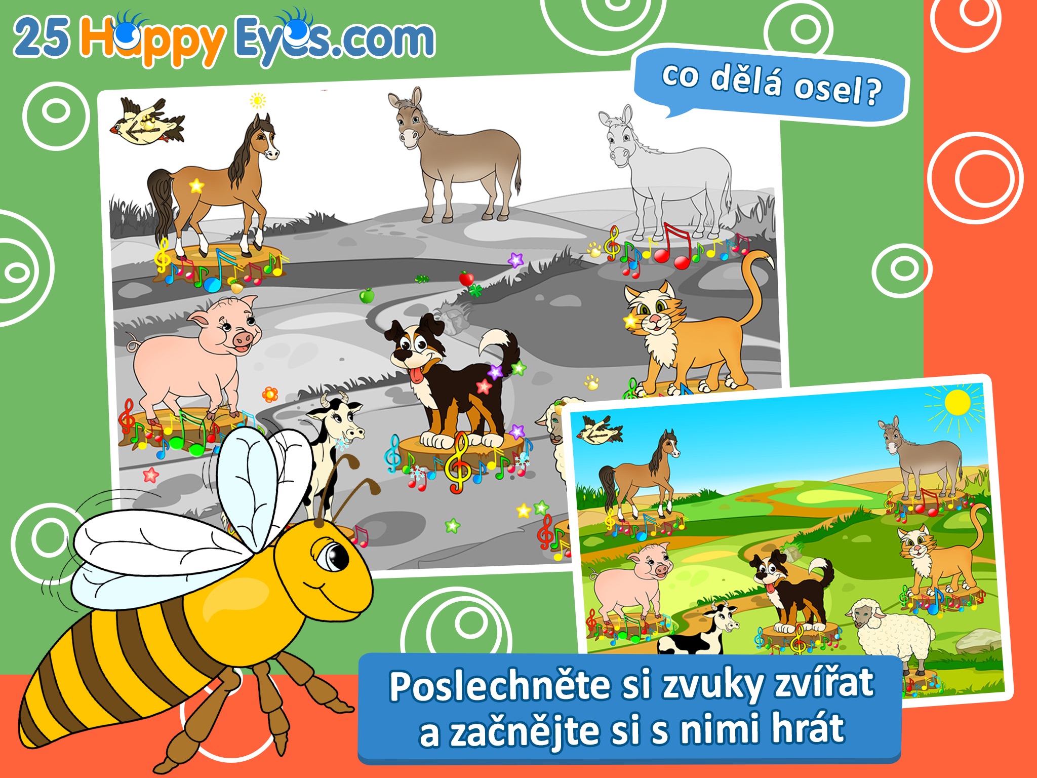 Veselá zvířátka pro děti - puzzle hra pro děti screenshot 4