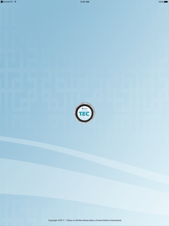 TECnet iPad screenshot