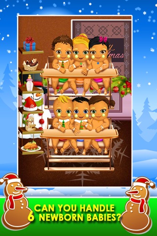 Christmas Mommy's New Baby Salon - My Xmas Spa Doctor Games for Kids! screenshot 2