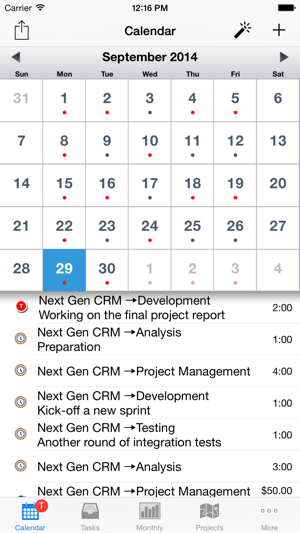 Cube Time & Expense Tracker Pro(圖2)-速報App