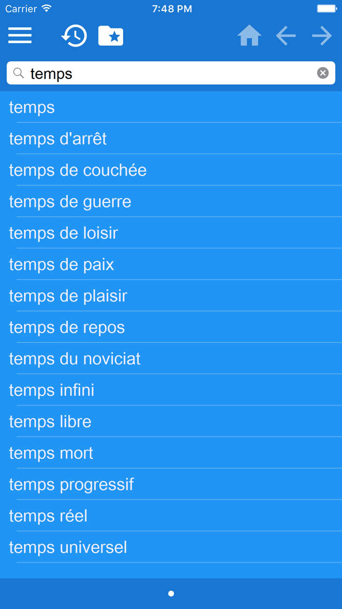 法語繁體中文雙向字典