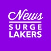 News Surge for Lakers News Free Edition app icon - Sports app for iPhone