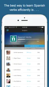 Learn Spanish Verbs screenshot #4 for iPhone