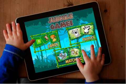 Jungle Games - Matching, Stickers and Puzzles screenshot 4