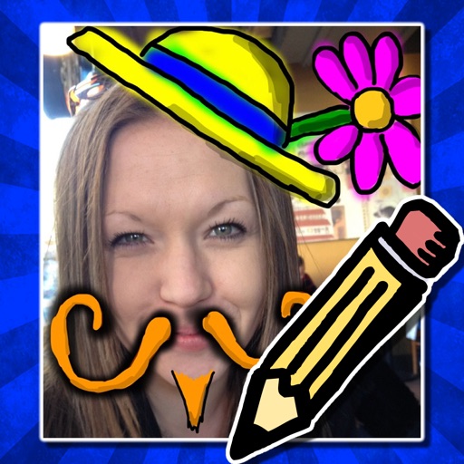 Doodle Face! Draw something silly on your photos! iOS App