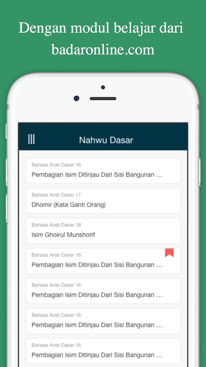 Bahasa Arab Dasar (Badar Online)