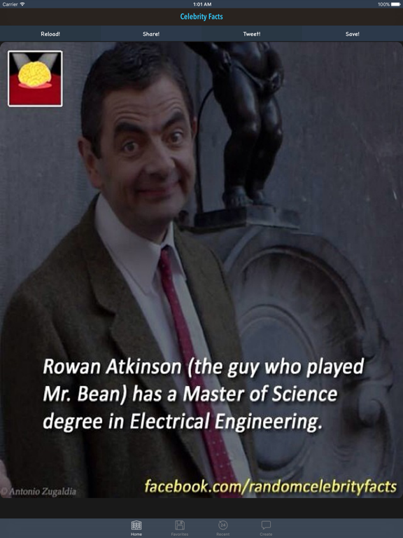 Screenshot #4 pour Au hasard Celebrity Faits - Anecdotes Cool, Nouvelles et Gossip