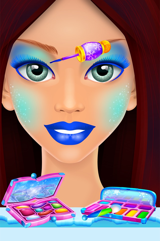 Make-Up Touch : Frosty Edition - Christmas Games screenshot 2