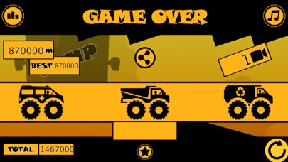 Screenshot #3 pour Coureur De Colline Sombre - Jeu De Course De Camio