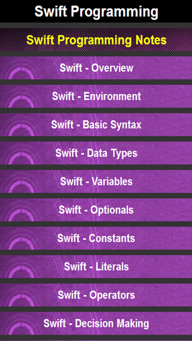 Screenshot #1 pour Tutorial for Swift Programming