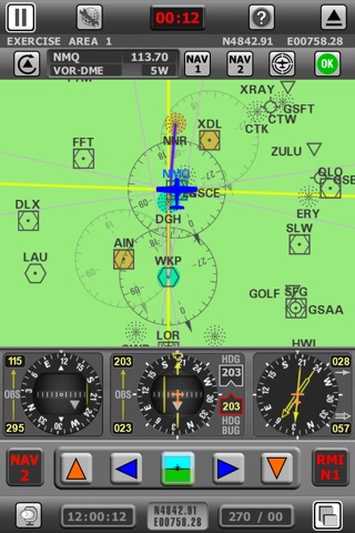 Radio Navigation Simulator IFR screenshot 2