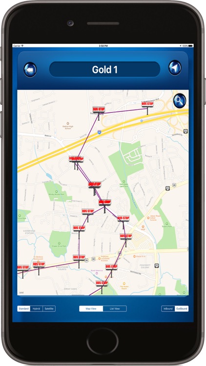 Fairfax (CUE) Virginia USA where is the Bus