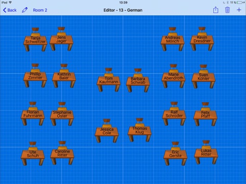iSeatplan: Sitzplan für Lehrer screenshot 2