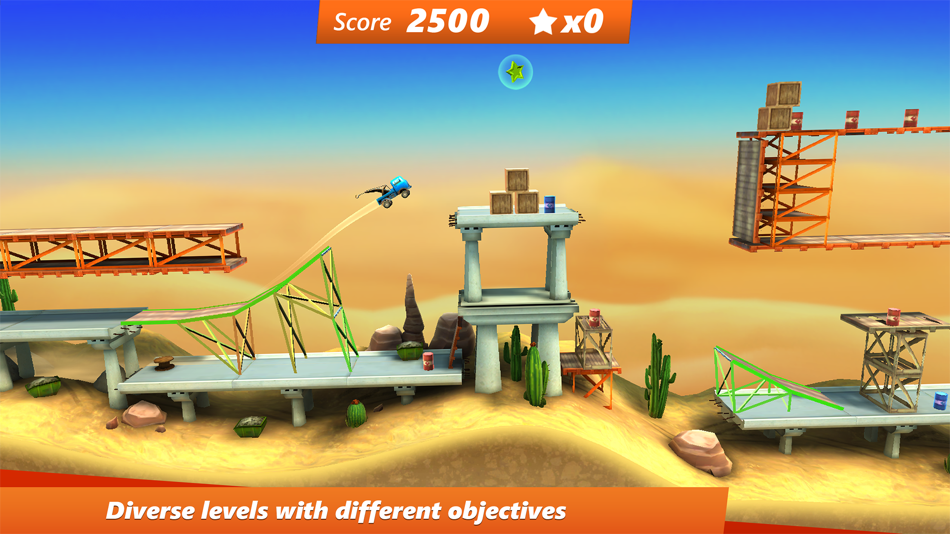 #5. Bridge Constructor Stunts (iOS) 来自: Headup GmbH