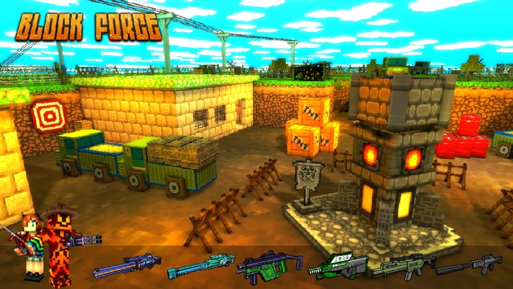 Block Force - Pixel Style Gun Shooter Game