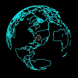Glass Globe - Transparent Earth Map app icon