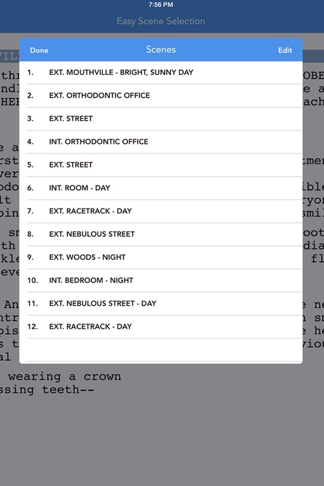 Scripts Pro - Screenwriting on the Go screenshot 3