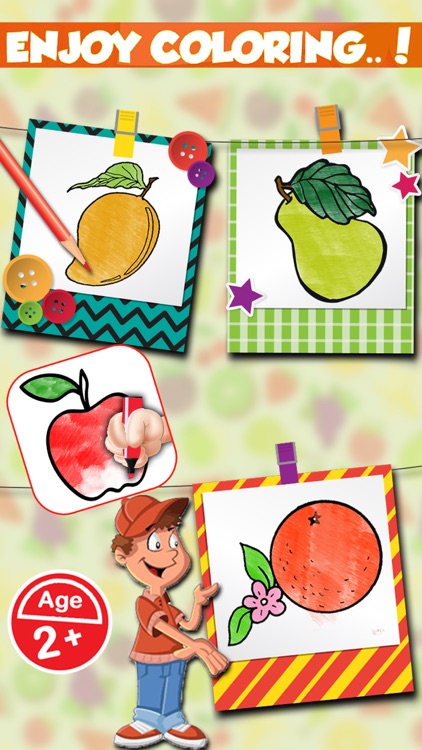My First Fruit Coloring Book - Free Fruit Learning
