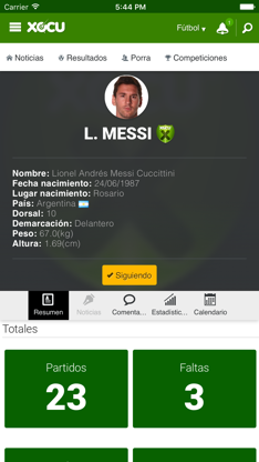 Xocu: Resultados, porras y noticias de fútbol screenshot 5