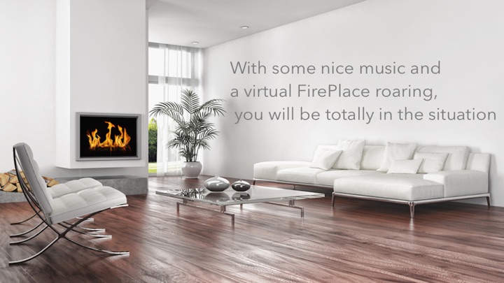 Screenshot #1 pour Fireplace on TV