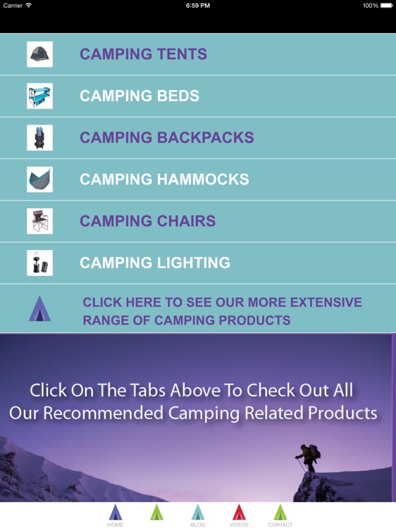 Camping Companion for iPad