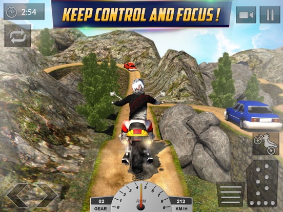 Screenshot #4 for Crazy Offroad Hill Biker 3D