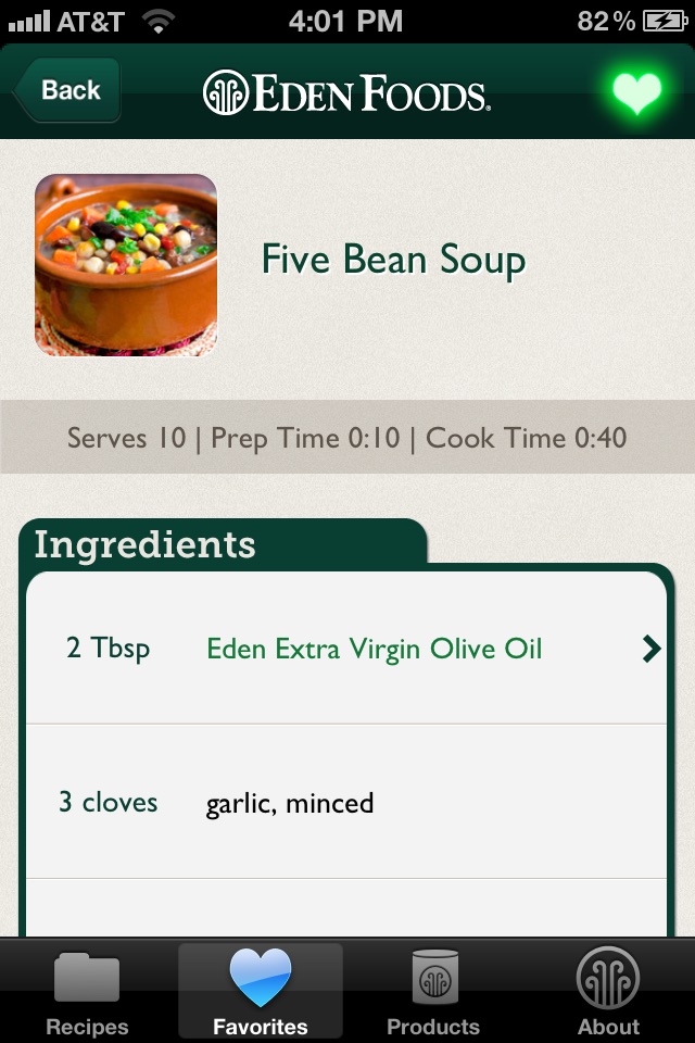 Eden Recipes screenshot 2