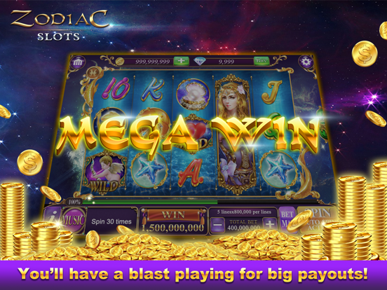Zodiac Slots™ - FREE Las Vegas Casino Game iPad app afbeelding 3