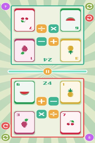 算术争霸 - 亲子数学游戏 24点对战のおすすめ画像4