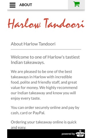 Harlow Tandoori Indian Takeaway screenshot 4
