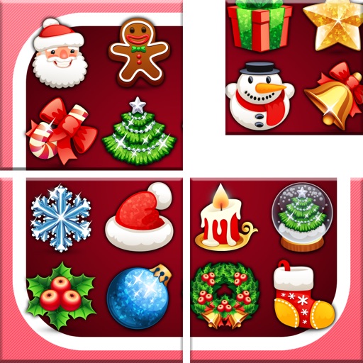 Cute Christmas Sliding Puzzle iOS App