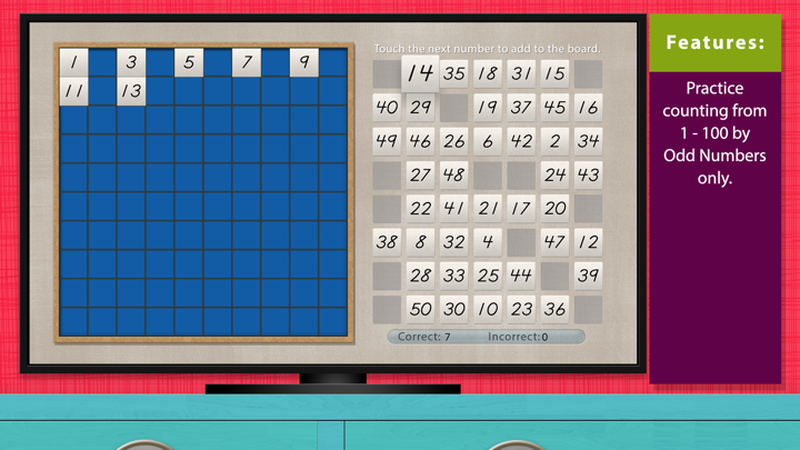 Screenshot #3 pour Hundred Board - Math by Mobile Montessori