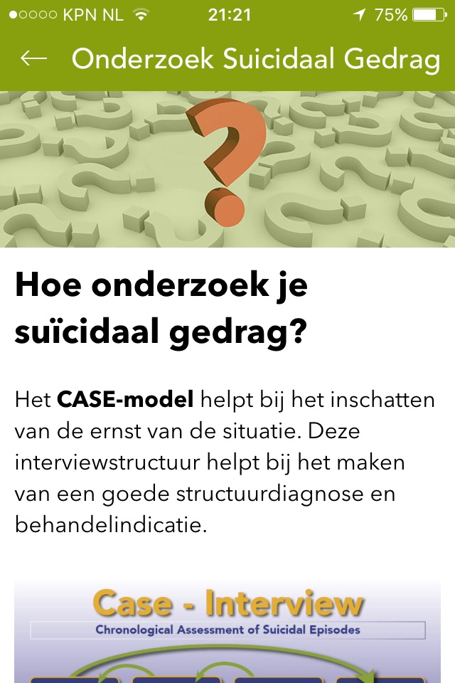 Suïcide Preventie App screenshot 2