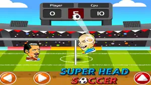 Super Head Soccer Game screenshot #2 for iPhone