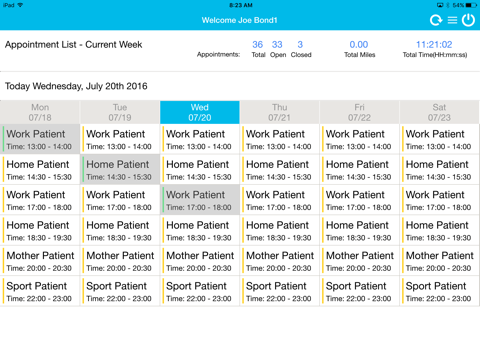 HomaCare GeoTracker screenshot 2